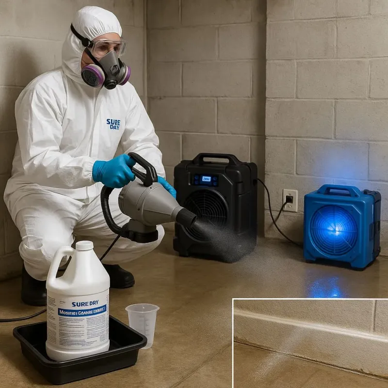 Sanitization and Odor Removal process in Wayne County, PA